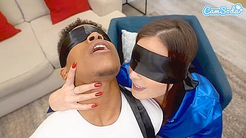 Blindfolded Teen 18+ Cums In Stepmom Panties