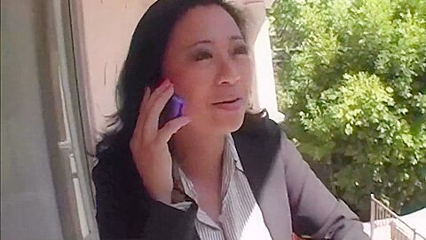 Seductive Asian Cougar Milf Gets What She Wanted