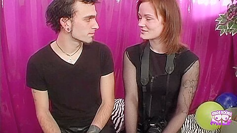 Tattooed Goth Slut Loves It When She Has Rough Sex With Her Friend