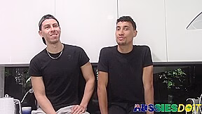 Hung Aussie Larken Sucks Kaleb Hard Dick Before Riding