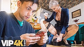SHAME4K. Curious Young Cock Receives a Lesson from his Mommy’s Matriarch friend