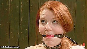 Zippered Babe Gets Pussy Vibrated