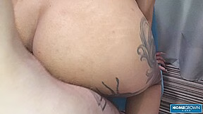 Roxy Lips Bends Over To Welcome Lil Endi Massive Cock