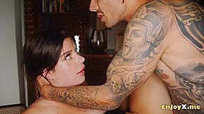 Horny Spanish pornographic star Valkiria Lapiedra gets her tight asshole plowed on a chess table in utter HD -hardcore