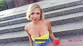 Risky Public Sex with Blonde German Teen Gabi Gold