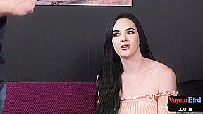 Dirty talking voyeur slut teases loser