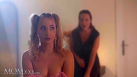 Big Tits Milf Domme Aubrey Black Teaches Bratty Blonde Teen 18+ A Lesson Hardcore Lesbian Sex