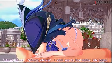 Clorinde hot bikini cowgirl sex | Genshin Impact | Full & Pov version on Sheer & PTRN: Fantasyking3