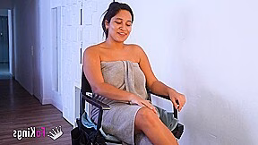 The curvaceous Latina named Lana Villafuerte is absolutely scorching! A session in the shower, some self-pleasure, foll